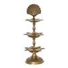 phareLamp Presents Premium Handmade Indian Brass Panch Mahal Diya Lamp Engraved 3 in 1 Adjustable Dia- 8.50 in #A171 view 3