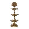phareLamp Presents Premium Handmade Indian Brass Panch Mahal Diya Lamp Engraved 3 in 1 Adjustable Dia- 8.50 in #A171 view 4