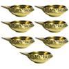 Aport Home phareLamp Presents 7 Pcs Golden Brass Kuber Diya Dia Oil Lamp for Puja Decoration Lightning #A056 view 1