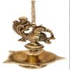 Aport Home phareLamp Presents Glossy Black Antique Finished Wall Hanging Brass Diya/Deepak, 12 cm Height #A154 view 2