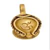 Aport Home phareLamp Presents Aesthetic Decors Om Design Oval Oil Lamp Brass Table Diya (Antique Gold) #A222 view 2
