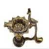 Aport Home phareLamp Presents Brass Table Puja Diya with Peacock Design Handle #A102 view 1