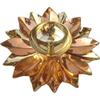 Aport Home phareLamp Presents Brass Flower Design Akhand Diya Oil Lamp for Worship (Multicolour) #A040 view 1