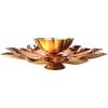 Aport Home phareLamp Presents Brass Flower Design Akhand Diya Oil Lamp for Worship (Multicolour) #A040 view 3