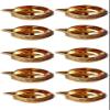 Aport Home phareLamp Presents 10 Brass Golden (Size 2.5 Inch) Handmade Indian Puja for Diwali Lamp Engraved Design Kuber Diya for Deepawali #A225 view 1