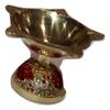 phareLamp Presents Brass Diya Oil Lamp/Pital Jyot Diva/Pooja Deepak/Table Diaa - Unique Design, Home Decorative Oil Lamp for Puja, Office Decor, Diwali Decoration, A132 view 1