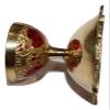 phareLamp Presents Brass Diya Oil Lamp/Pital Jyot Diva/Pooja Deepak/Table Diaa - Unique Design, Home Decorative Oil Lamp for Puja, Office Decor, Diwali Decoration, A132 view 2