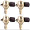 phareLamp Presents Puja Diya for Home - Set of 4 - Handmade Indian Brass Oil Puja Lamp - Diya for Pooja Room Decoration Tea Lights Candle - 4" X 2" X 1" #A245 view 1