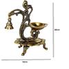 phareLamp Presents Lotus Shaped Round Brass Diya | Oil Lamp | Home Decor | Brass Diya | Brass Deepam | Brass Lamps | Kuthu Vilakku | Oil Lamp, Lamps for Home and #A181 view 2