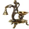 phareLamp Presents Lotus Shaped Round Brass Diya | Oil Lamp | Home Decor | Brass Diya | Brass Deepam | Brass Lamps | Kuthu Vilakku | Oil Lamp, Lamps for Home and #A181 view 4