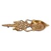 phareLamp Presents Brass Pooja Dhoop Diya Stand Incense Burner and Diya Jyoti Deepak Oil Lamp Diwali Gift Tealight Loban Holder Aarti Stand for Home Office Temple God #A258 view 3