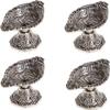 Aport Home phareLamp Presents Oil Lamp Carved with Stand Set of 4 Brass Table Diya Set (Height: 2 Inch, Pack of 4) #A125 view 1