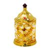Aport Home phareLamp Presents Crystal Diya | Brass Akhand Crystal Oil Lamp Diya | Tea Light Holder Lantern for Diwali Gift Height 5 Inch #A130 view 1
