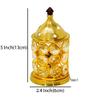 Aport Home phareLamp Presents Crystal Diya | Brass Akhand Crystal Oil Lamp Diya | Tea Light Holder Lantern for Diwali Gift Height 5 Inch #A130 view 2