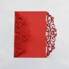 25PCS Red Laser Cut Wedding Invitations Cards with Envelopes,Blank Inner Sheets,Ribbons for Wedding Bridal Shower Quinceaera Engagement Birthday Invites view 2