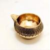 Aport Home phareLamp Presents Kuber Brass 2.3 Inch Pooja Diya .Soild Brass Designer Pooja Diya Oil Lamp. Diwali Gifts (6) #A152 view 2