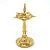 Aport Home phareLamp Presents Kerela Traditional Brass Oil Lamp - Brass Puja Oil Diya Lamp Engraved Design Deepak Pooja Article #A072 view 1