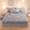 CFYCYHDZHT Bed Sheet Set Queen Size,Cotton Quilted Warm and Non-Slip Box Spring Bed Mattress Topper,Boy and Girl Bedroom Cartoon Print Bodyguard Hat,Chrysanthemum,90200cm view 1