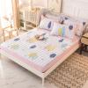 CFYCYHDZHT Comfortable Bed Sheet,Soft Thick Quilted Mattress Protector, Non-Slip Comfortable Animal Printed Deep Pocket Bed Sheet Bed Cover,Tree,180200cm view 1