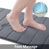 Buganda Memory Foam Bath Mat, 60" x 24", Ultra Soft and Non-Slip Bathroom Rugs, Water Absorbent and Machine Washable Bath Rug Runner for Bathroom, Shower, and Tub, Dark Grey view 3