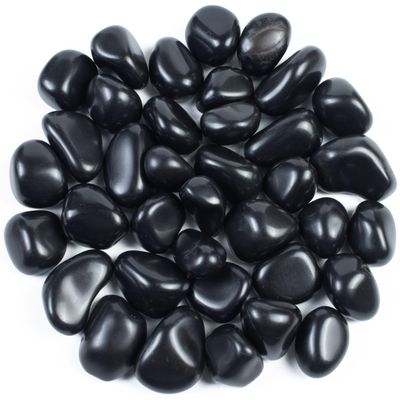 BEZAVO Black Tourmaline Healing Crystals Stones Set Tumbled Stones and Crystals Bulk for Healing, Reiki, Meditation,Crystals Gemstone for and Spiritual Home Decor 20-25 mm, 1LB