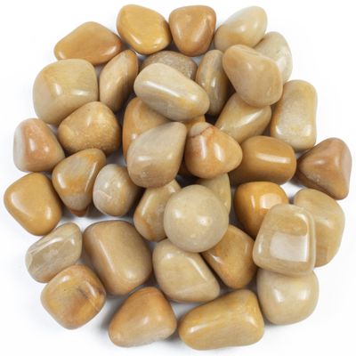BEZAVO Yellow Aventurine Healing Crystals Stones Set Tumbled and Crystals Bulk for Healing, Reiki, Meditation, Witchcraft Crystals Gemstone for and Spiritual Home Decor 20-25 mm, 1LB