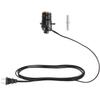 Canomo 2 Sets Black Lamp Wiring Kit Includes All Adapters and Side Hole Lamp Socket Allow You to Make a Unique Bottle Lamps view 3
