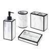 Avanti Linens - 4pc Accessory Set, Guest Bathroom Essentials, Modern Home Decor (Jasper Collection) view 1