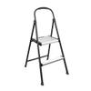 COSCO 2-Step Aluminum Folding Step Stool with Rubber Hand Grip, Black view 1