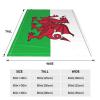Welsh-Flag Fleece Throw Blanket Soft Blanket and Throw, Warm Cozy Blanket for Couch Bed Sofa view 3