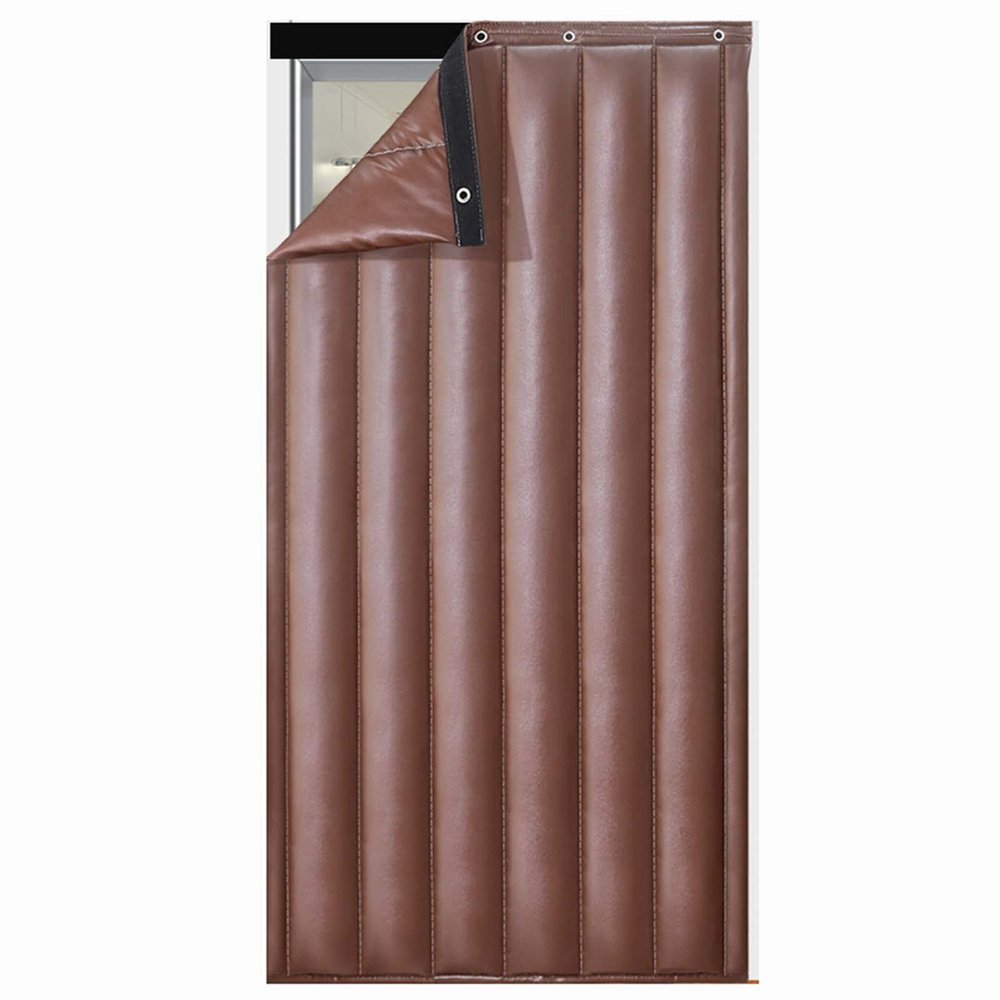 BAILR Thermal Insulated Door Curtain 5187inch, Winter Household Windproof Air Conditioner Partition Screen Door, Door Screen with Heavy Duty Easy Install, for Air Conditioner Heater Room/Kitchen
