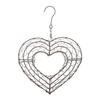 HANABASS Hanging Plant Pot Heart Wire Wreath Frame Heart Shape Wreath Form Shaped Succulent Wall Hanging Planter Flower Pot for Wedding Valentines Day Party Decor Supplies Wall Plant Holder view 1