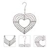 HANABASS Hanging Plant Pot Heart Wire Wreath Frame Heart Shape Wreath Form Shaped Succulent Wall Hanging Planter Flower Pot for Wedding Valentines Day Party Decor Supplies Wall Plant Holder view 2