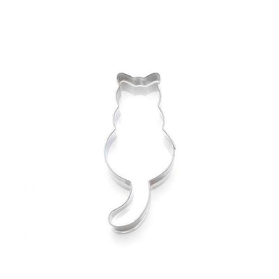 1pc Cutter Cute Cat Shaped Molds Stainless Steel Cake Biscuit Molds DIY Mold Kitchen Baking Tool for Fondant Biscuits Cake Decoration