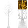 Dogdong 6FT Snowflake Christmas Tree with 96 LED Lamp view 2