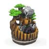 YKHB Tabletop Fountain Resin Tabletop Fountain Indoor Rockery Fountain with LED Ball and Humidifier Suitable for Office Home Decoration Best Gift view 3