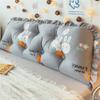 ZZYK King Headboard Cushions Soft Wedge Reading Body Pillow High Elasticity PP Cotton Filled Bolster Large Back Backrest Pillow with Removable Cover,A,79"/200cm view 1