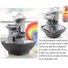 YKHB Tabletop Fountain Tabletop Fountain Resin Creative Desktop Fountain Feng Shui Indoor Fountains Lucky Tabletop Water Fountain Decor 9.45 Inches Best Gift view 3