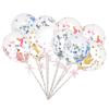 10pcs Cake Balloon Balloons Christmas Decorations Christmas Garland Fruitcakes Wedding Sequins Party Cake Topper Paper Cup view 1