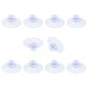 Qjaiune 10 Pack Glass Table Suction Cups - 30mm Rubber Suckers With No Hooks, Anti-Collision Clear Plastic Suction Pads For Furniture view 1