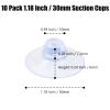 Qjaiune 10 Pack Glass Table Suction Cups - 30mm Rubber Suckers With No Hooks, Anti-Collision Clear Plastic Suction Pads For Furniture view 4