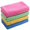 VALINK Microfiber Cleaning Rag, 4PCs Reusable Streak Free Cleaning Rag Cleaning Cloths for Glass Floor Polish Dust Multifunctional view 2