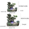 YKHB Tabletop Fountain Indoor Tabletop Fountain Creative Resin Simulation Desktop Fountain for Living Room Office Decoration Opening Gifts Best Gift (Size : 11.8IN) view 2