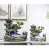 YKHB Tabletop Fountain Indoor Tabletop Fountain Creative Resin Simulation Desktop Fountain for Living Room Office Decoration Opening Gifts Best Gift (Size : 11.8IN) view 3
