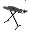 Duwee Steel Top Extra Wide Ironing Board with Sleeve Board and Adjustable Iron Rest, Luxury Foldable Ironing Boards with 10 mm Thicken Feltpad and Cover, Adjustable Height,18"x48" view 1