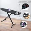 Duwee Steel Top Extra Wide Ironing Board with Sleeve Board and Adjustable Iron Rest, Luxury Foldable Ironing Boards with 10 mm Thicken Feltpad and Cover, Adjustable Height,18"x48" view 3