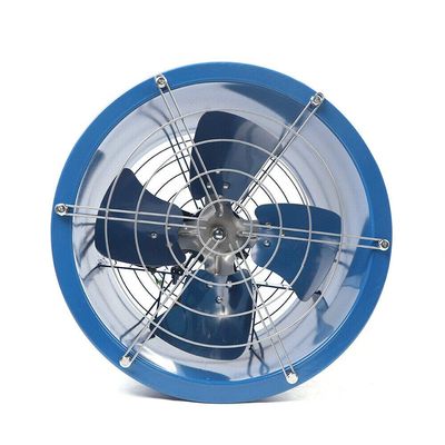 JAYEUW 16'' Axial Cylinder Pipe Fan, Explosion Proof 370W Utility Blower Fan, 1420RPM Heavy-Duty Velocity Air Circulator Low Noise, Portable Ventilator (US Stock)