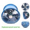 JAYEUW 16'' Axial Cylinder Pipe Fan, Explosion Proof 370W Utility Blower Fan, 1420RPM Heavy-Duty Velocity Air Circulator Low Noise, Portable Ventilator (US Stock) view 2