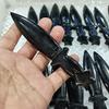 ZTBH Natural Meditation Crystal Natural Quartz Crystal Dagger, Hand Carved Obsidian Gifts Crystal Stone (Color : 15-16cm) view 2