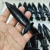 ZTBH Natural Meditation Crystal Natural Quartz Crystal Dagger, Hand Carved Obsidian Gifts Crystal Stone (Color : 15-16cm) view 3